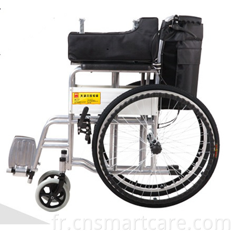 Hot Sale Folding Manual Commode Wheelchair For Elderly People2